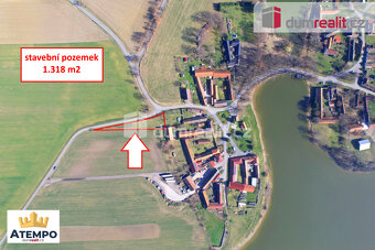 K prodeji, stavební pozemek o celkové výměře 1.318 m2, obec - 2