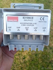 Prodám 3ks antén TVA Plzeň K21-60+sluč.4xUHFcena je za vše - 2