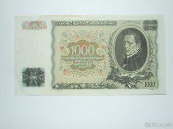 Bankovka První Republika 1000 Korun - 2