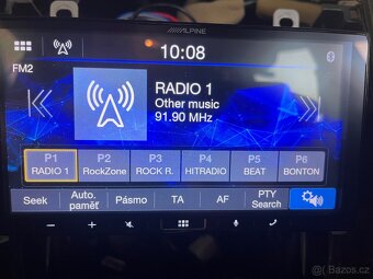 Autoradio Alpine + zesilovač Audison - 2