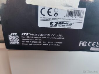 Prodám řečnický profi mikrofon JTS - 2