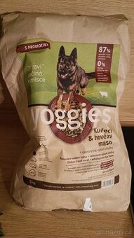 Yoggies 5 kg Kuřecí & Hovězí – nové granule, půlka ceny, poš - 2