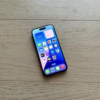 APPLE IPHONE 15 PRO 256GB ČERNÝ TITAN-BATERIE 100%-ZÁRUKA - 2