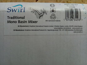 Umyvadlová baterie Swirl s výpustí. - 2