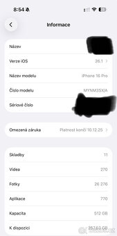 iPhone 16 Pro 512 GB černý - 2