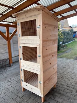 Králíkárna dva kotce. - 2
