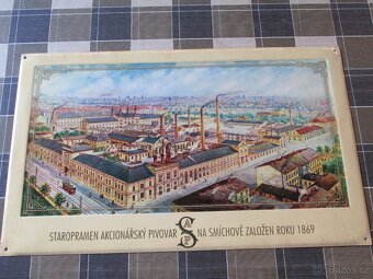 Plechové cedule Staropramem 2 Ks - 2