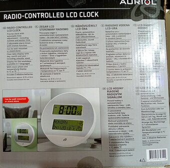 NOVÉ LCD HODINY KONTROLOVANÉ RADIEM - 2