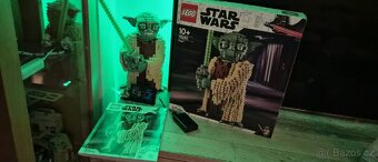Lego Star Wars Yoda+osvícení meče,krabice,manual - 2