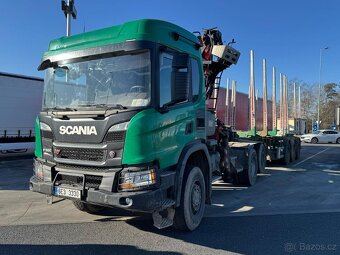 Scania P500 + přívěs na přepravu dřeva / 2019 / 280 000 km - 2