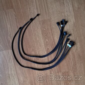 SLEVA - Alphacool splitter 1x 3pin na 4x 3pin 60cm - 2