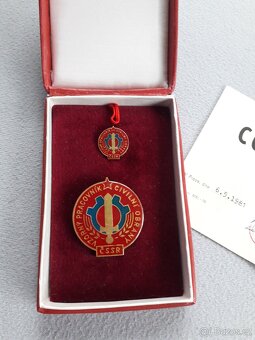 Odznak VZORNÝ PRACOVNÍK CIVILNÍ OBRANY - 2