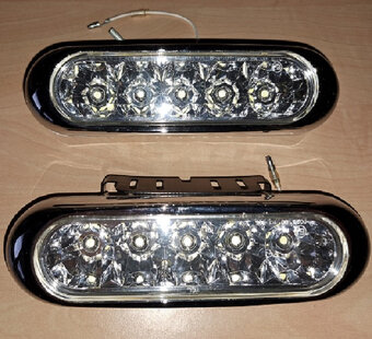 Světla pro denní svícení DRL-2x5 LED.12/24V. - 2