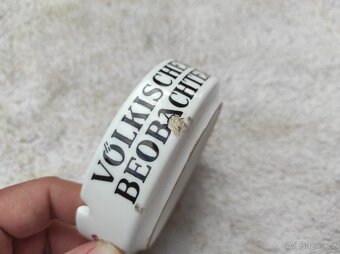 porcelánový popelník NSDAP Volkischer Beobachter - 2