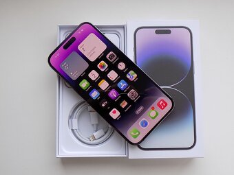 APPLE iPhone 14 Pro MAX 128GB Deep Purple - ZÁRUKA -TOP STAV - 2