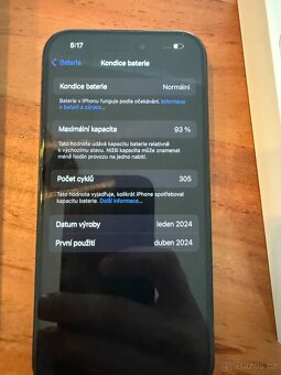 Iphone 15 128Gb pro v záruce - 2