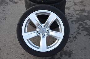Audi A5 - originální alu kola 18" + letní pneumatiky - 2