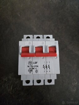 3F jistič LSF nr.15 U10A 9ks - 2