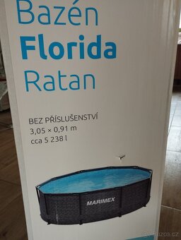 Bazén Marimex Florida 3,05m ratan - 2
