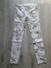 Dámské bílé skinny džíny Promod vel. S - 2