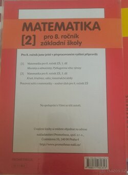Učebnice matematiky pro 8. třídu ZŠ - 2