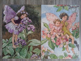 Puzzle 2x 1000 Ravensburger/Květinové víly - 2