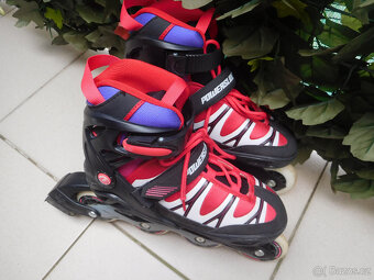 Dívčí kolečkové brusle 35-38, chlapecké kolo 16 - 2