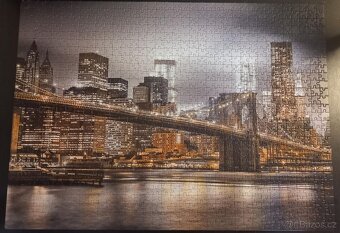 Puzzle 1000 dílků noční New York - 2