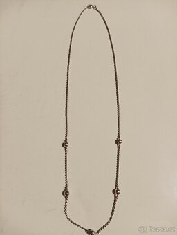 Stříbrný řetízek - prstýnek - 2