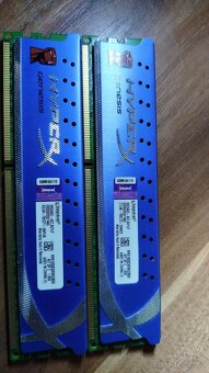 Prodám KIT Kingston HyperX DDR3-1600 CL9 8GB (4GBx2) - 2