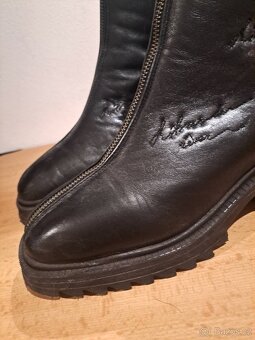 Dámské kožené polokozacky - 2