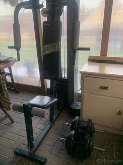 Posilovací věz+ činky - 2