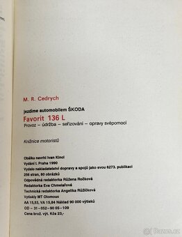 Favorit 136 L příručka (M. R. Cedrych - 2
