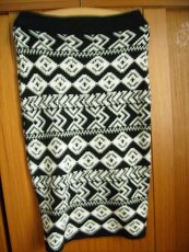 Úpletová teplá sukně - 2