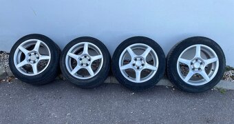 Prodám alu kola 5x100,7Jx15,ET35 s letními pneu - 2