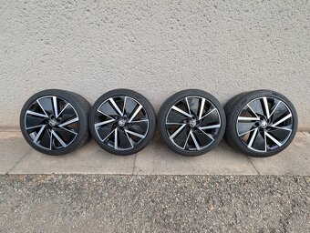 Letní Alu kola Vega Aero, Škoda Superb 3, 5x112 r19, 5mm - 2