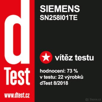 Myčka nádobí Siemens SN258I01TE nerez - 2