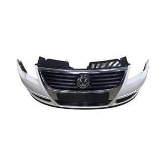 Přední nárazník bílá barva LB9A VW Passat B6 r.v. 2010 - 2