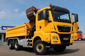 MAN TGS 33.420 - 6x6 – Sklápěč + Bordmatik + HR-HMF 1643-Z2 - 2