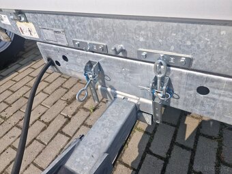 přívěs DELTA B1, 1500 kg + Zn plech + stavitelná oj + vyměni - 2