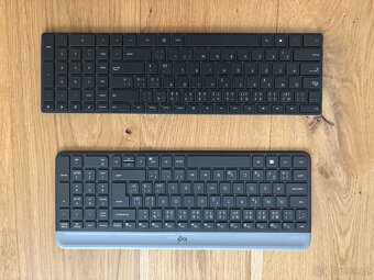 bezdrátové klávesnice Logitech a Microsoft (2ks) - 2