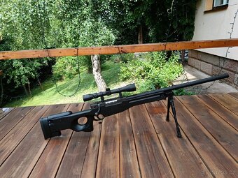 AiL96 (MB01C UPGRADE) + puškohled + dvojnožka + camo net - 2