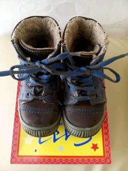 Zimní celokožené boty Essi, vel. 23 - 2