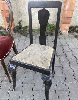 Starožitné židle, 3 různé - 2