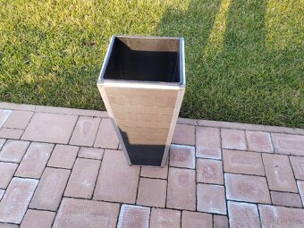 WPC Alu květináč 622727 cm - 2