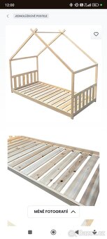 Domeckova postel s matraci - 2