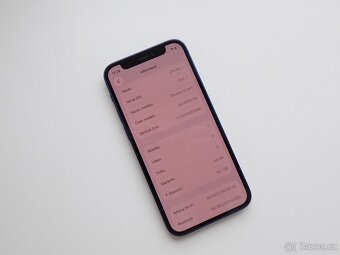 APPLE iPhone 12 mini 64GB Modrý - TOP STAV - 2