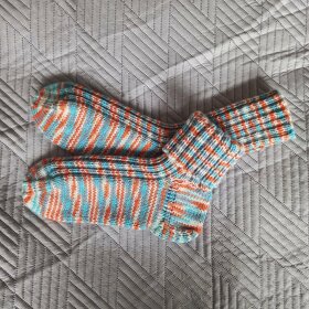 Ručně pletené ponožky - 2