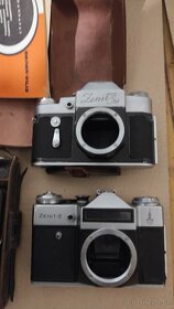Staré fotoaparáty 42ks + blesky + objektivy - 2
