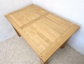 Nový stůl dub masiv 85x140 cm - 2